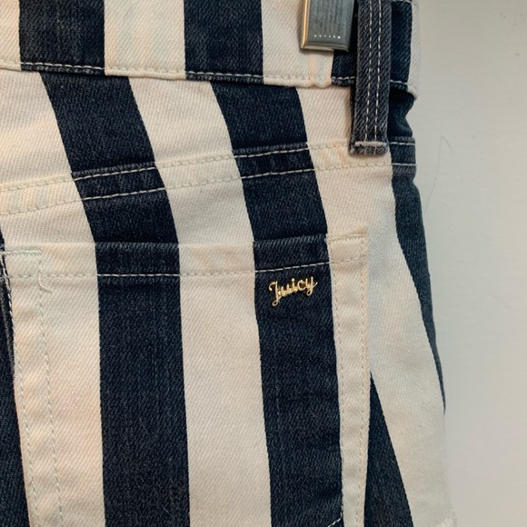 Juicy Couture Kids Striped Denim short - Picture 8 of 13